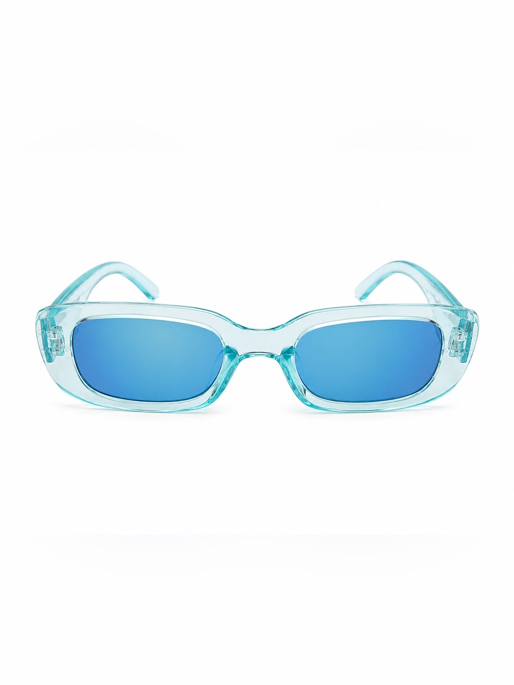 Blue Rectangular Sunglasses - Women Accessories